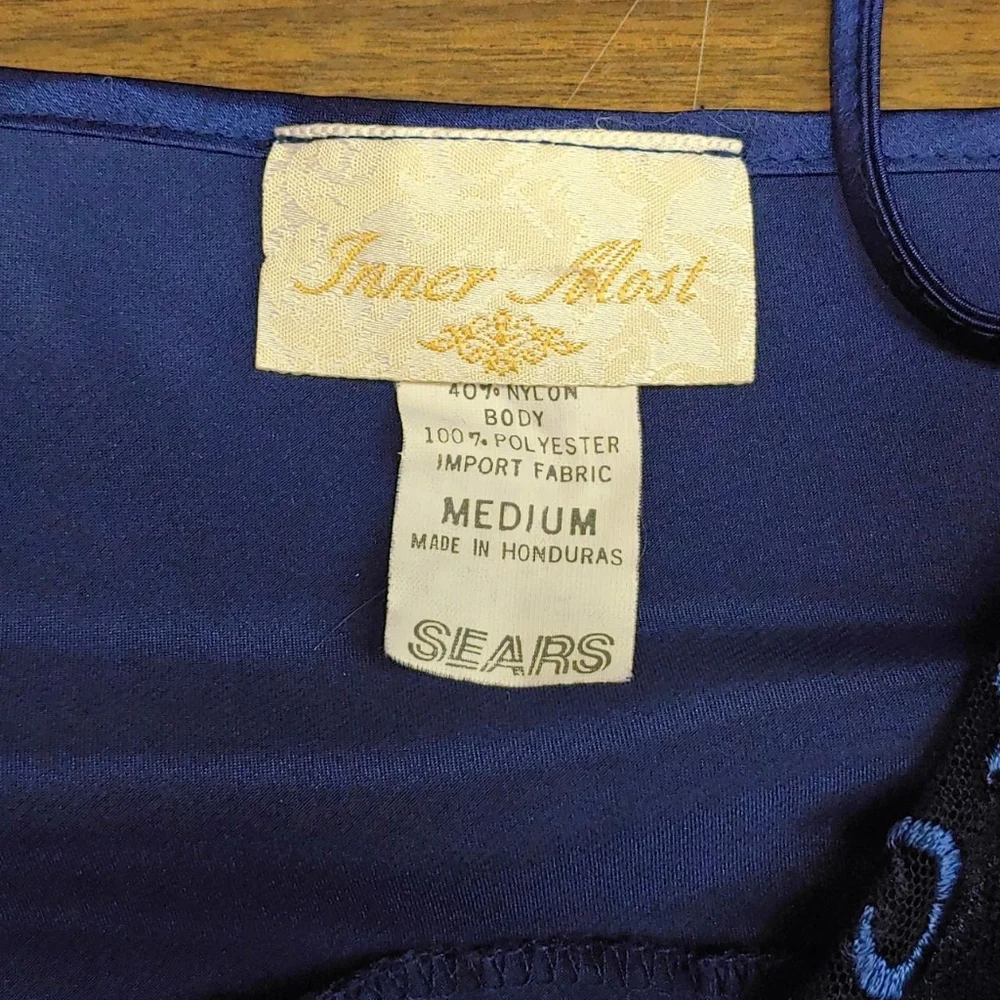 SOLD 90s embroidered vintage slip dress - Picture 6 of 8